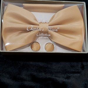 Men's bow tie set